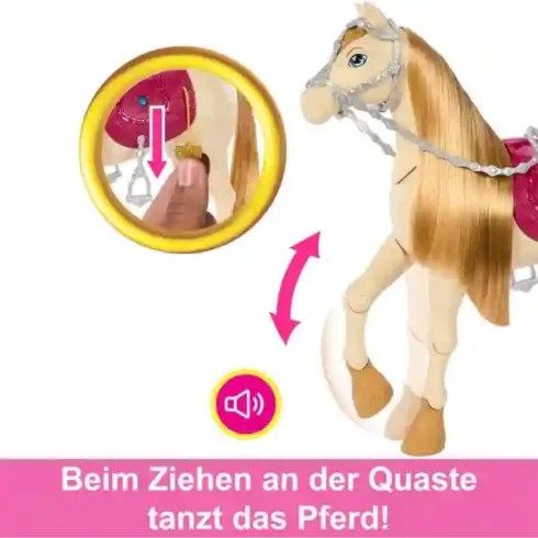 Mattel Barbie Mysteries táncoló interaktív ló (csomagolássérült)