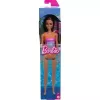 Mattel Barbie strandoló baba lila-narancssárga fürdőruhában