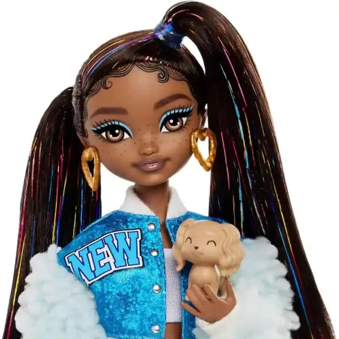 Mattel Barbie Dream Besties Brooklyn hajlékony táncos influenszer divatbaba