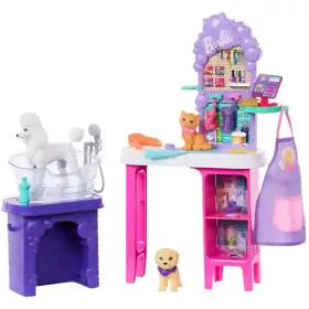   Mattel Barbie World kisállat kozmetika cicával és kutyákkal