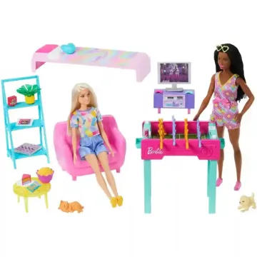 Mattel Barbie játékszoba babákkal