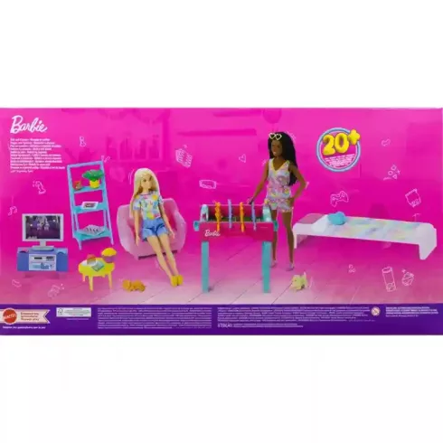 Mattel Barbie játékszoba babákkal