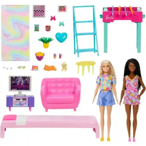 Mattel Barbie játékszoba babákkal