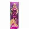Mattel Barbie Fashionistas fényes pink ruhában