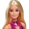 Mattel Barbie Fashionistas fényes pink ruhában