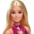 Mattel Barbie Fashionistas fényes pink ruhában
