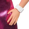 Mattel Barbie Fashionistas fényes pink ruhában