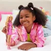 Mattel Barbie Fashionistas fényes pink ruhában
