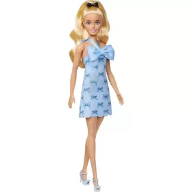 Mattel Barbie baba kék masnis ruhában