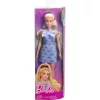 Mattel Barbie baba kék masnis ruhában