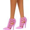 Mattel Barbie Fashionistas baba rózsás ruhában és rózsaszín hajjal