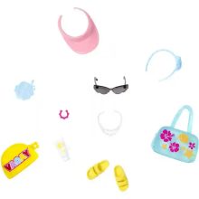   Mattel Barbie ruhák - Barbie baba ruházati kiegészítők kék táskával