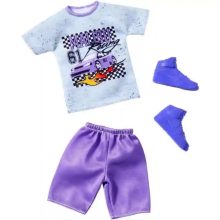   Mattel Barbie ruhák - Ken fiú baba ruházati kiegészítők Malibu felsővel