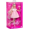 Mattel Barbie Deluxe Style baba rózsaszín ruhában