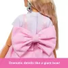 Mattel Barbie Deluxe Style baba rózsaszín ruhában