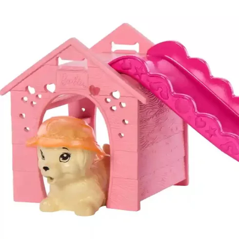 Mattel Barbie baba medencés bulija kiskutyákkal