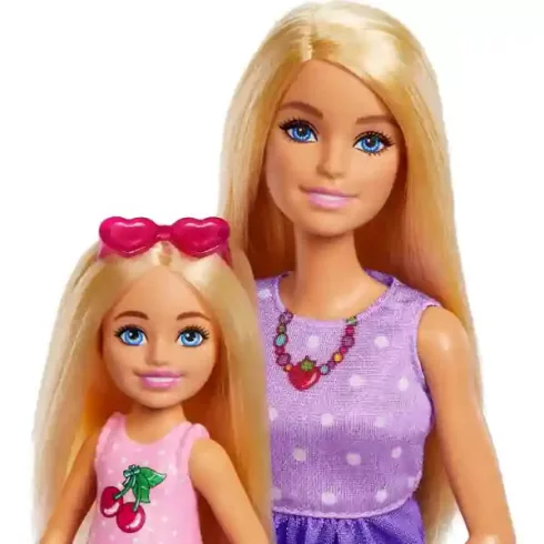 Mattel Barbie Family & Friends Barbie Malibu és Chelsea babák piknikezése