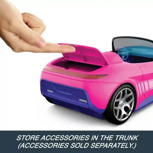 Mattel Barbie Hot Wheels RC távirányítós kabrió autója 35cm