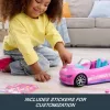 Mattel Barbie Hot Wheels RC távirányítós kabrió autója 35cm