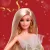 Mattel Barbie Signature ünnepi baba arany-ezüst estélyi ruhában