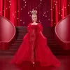 Mattel Barbie Signature 80. évfordulós baba piros estélyi ruhában