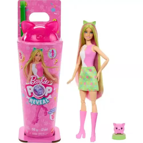 Mattel Barbie Pop Reveal Shakes színváltós baba - Cica