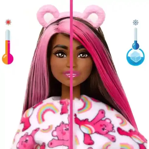 Mattel Barbie Cutie Reveal Gondos bocsok jelmezes baba - Szivárvány bocs