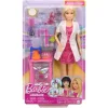 Mattel Barbie laboratórium játékszett tudós babával