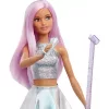 Mattel Barbie popsztár baba mikrofonnal és rózsaszín hajjal