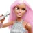   Mattel Barbie popsztár baba mikrofonnal és rózsaszín hajjal