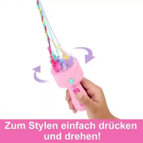 Mattel Barbie Dreamtopia fodrászos baba hajfonóval