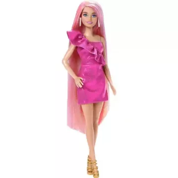   Mattel Barbie Fun & Fancy fodrász baba extra hosszú hajjal (csomagolássérült)