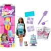 Mattel Barbie Party Unboxed meglepetés baba - Kisállat szülinapi sorozat Corgi kutyussal