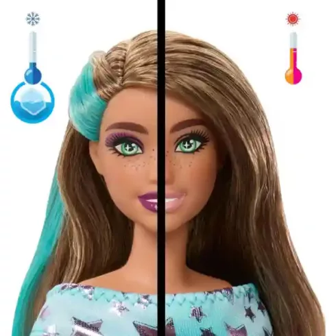Mattel Barbie Party Unboxed meglepetés baba - Kisállat szülinapi sorozat Corgi kutyussal