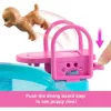 Mattel Barbie medencés buli játékszett csúszdával és 20+ kiegészítővel
