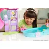 Mattel Barbie medencés buli játékszett csúszdával és 20+ kiegészítővel