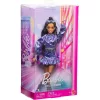 Mattel Barbie Deluxe Style baba csillogós kék ruhában