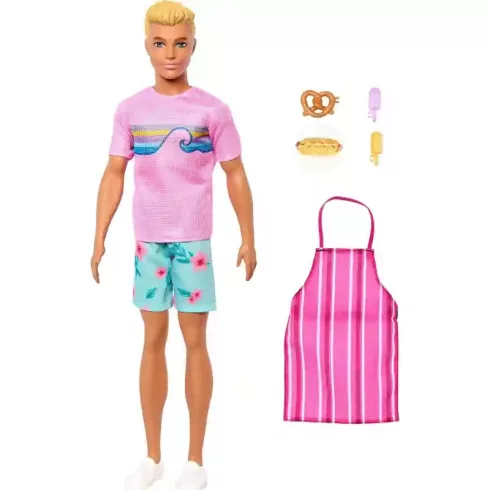 Mattel Barbie Mysteries: Beach Detectives Ken fiú baba kiegészítőkkel