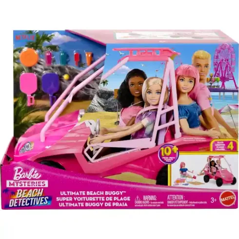 Mattel Barbie Mysteries rózsaszín strandautó