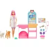 Mattel Barbie állatorvosi klinika cicával és kutyával