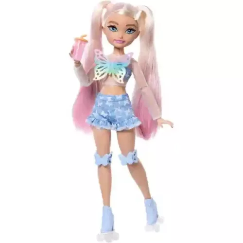 Mattel Barbie Dream Besties Malibu hajlékony görkoris divatbaba