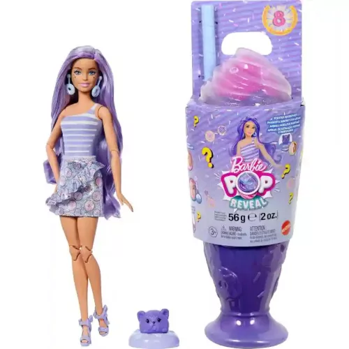 Mattel Barbie Pop Reveal illatos baba lila hajjal