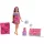 Mattel Barbie Glam Party Unboxed meglepetés baba - Pink ruhában