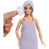 Mattel Barbie Glam Party Unboxed meglepetés baba - Pink ruhában