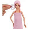 Mattel Barbie Glam Party Unboxed meglepetés baba - Piros ruhában