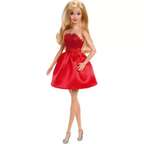 Mattel Barbie 80. évfordulós baba piros ruhában