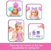 Mattel Barbie Dream Besties Malibu baba fodrászos kiegészítőkkel