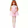 Mattel Barbie Deluxe Style vörös hajú baba rózsaszín ruhában, ritkaság