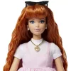 Mattel Barbie Deluxe Style vörös hajú baba rózsaszín ruhában, ritkaság