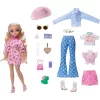 Mattel Barbie Dream Besties Malibu baba fesztiváli ruhákkal és kiegészítőkkel